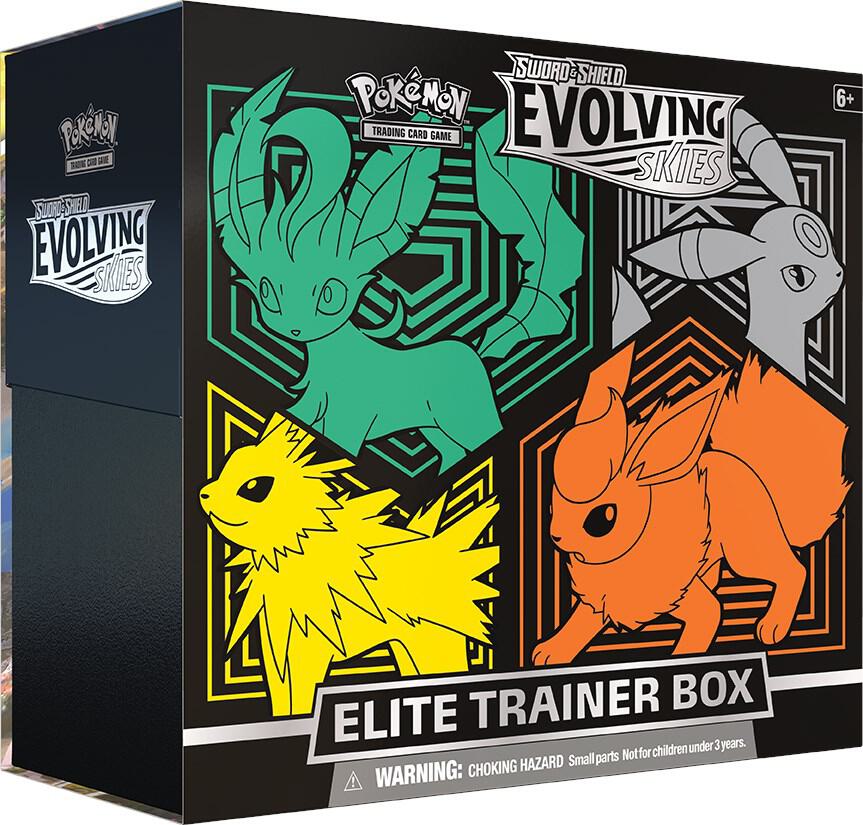 Evolving Skies ETB — Umbreon/Leafeon